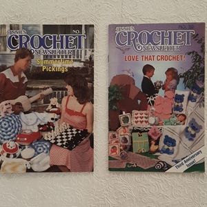 Set of Two Annie's Crochet Newsletters (no.3 & no.19)